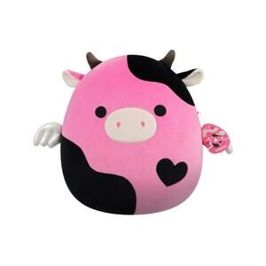 NWT Pollyanna Cupid Cow Valentine's Day Special Edition Squishmallows 16"